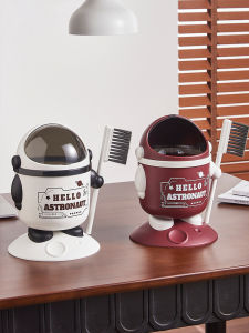 Mini Desktop Trash Can Cover Office Bedroom Coffee Table Dining Table Childrens Desk Paper Basket High Aesthetic Value