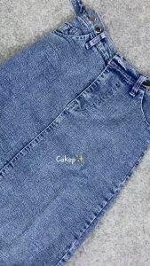 Rok Span Jeans Polos Rok Lepis Wanita Stela Skirt Bawahan Wanita Terbaru
