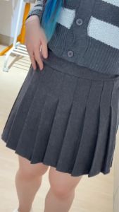 6097 Pamela Pleated Skirt Wanita Rok Korea