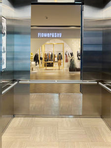 High-End Mirror Finish Elevator Door Stickers Luxury Minimalist Refurbishment Silver Mirror Film Decorative Customizable PVC Wall Decals