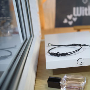 Gelang Inisial Huruf A-Z GOF4 Model Anyam Snake Knot