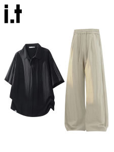 izzue | Vintage Style Tencel Linen Short Sleeve Casual Set