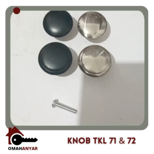 Knob Tarikan Lenaga  Laci Lemari TKL-71 TKL-72 SS BLACK