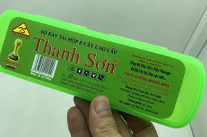 Bộ dụng cụ lấy ráy tai - móc ráy tai Thanh Sơn 8 món kèm hộp nhựa cao cấp