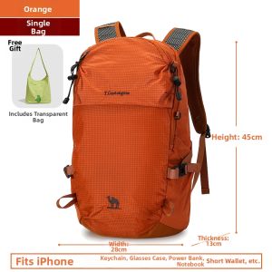 tanmesso | Versatile Lightweight Travel Backpack for Hiking and Students