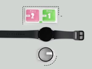 Watch Case for Samsung Galaxy 6 44mm 40mm tempered glass+PC fully covered protective watch cases shock and scratch resistant