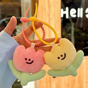 1/3 Pcs Cute Cartoon Tulip Plush Toy Keychain Pendant Girl Backpack Decoration Pendant