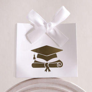5 Pieces Doctoral Cap Design Candy Favor Boxes |   Graduation Party Decorations and Favors Celebrate the Joy of Graduation Season!