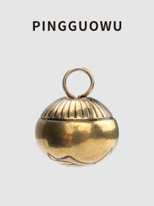 High-End Solid Brass Button for Film And TV Costumes Tang Suit Hanfu Cheongsam Button Plateau Button Pingguowu Brand