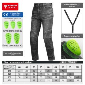 Motowolf | Breathable Anti-fall Motorcycle Pants