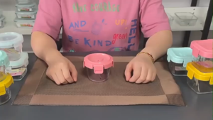 🔥ส่งจากไทย🔥ปลอดภัยสำหรับลูกน้อย 160ml กล่องแก้วเก็บอาหารอาหารทารกแช่แข็ง ถ้วยแก้วใส่อาหาร  เข้าไมโครเวฟไ