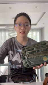 Túi đeo chéo cao cấp đeo bụng 528-ĐB84 6 ngăn vải dày dặn [FREESHIP]