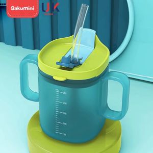 Sakumini Training Duckbill Straw Cup Gelas Minum Sedotan Anak