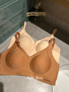 ไร้สายไม่มีรอยต่อ  Bra นุ่ม รองรับ Push Up Lift Anti Gravity ชุดชั้นในด้านหลังที่สวยงามสําหรับหญิงสาว V ประเภทคงที่ สายคล้อง