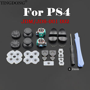 Replacement Repair Parts Kit For PS4 JDM JDS-001 002 Controller Analog Stick Buttons Screwdriver Pry Tool