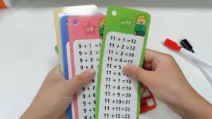 Mumystation Kartu Flash Card Edukasi Anak Belajar Berhitung Tabel Matematika Latihan Penjumlahan