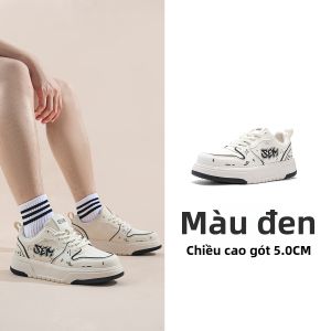 Semir | Giày Vải Tăng Chiều Cao Đế Dày Thoáng Khí Graffiti