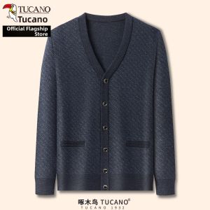 TUCANO | New Autumn Knit Cardigan For Senior Men V-Neck