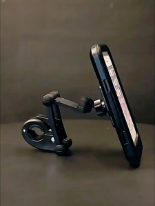 Magnetic Waterproof Motor Phone Holder Adjustable Universal Bicycle Handlebar Stand Bracket Rainproof  Waterproof Motorcycle Phone Holder