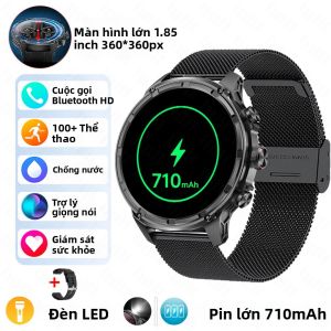 Đồng Hồ Thông Minh T-Rex3 Dành Cho Người Lớn Màn Hình 1.85 Inch GPS La Bàn Chống Nước 3ATM Gọi Bluetooth Pin 710mAh Theo Dõi Sức Khỏe Theo Dõi Giấc Ngủ