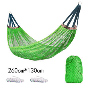 Single Double Hanging Chair Swing Outdoor Hammock Swing Lightweight Ice Net Cradle Chair Portable Indoor Outdoor Swing