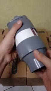 Tutup Pipa Pembuangan Air 3 inc Penutup Paralon Otomatis Anti Tikus PVC Rucika