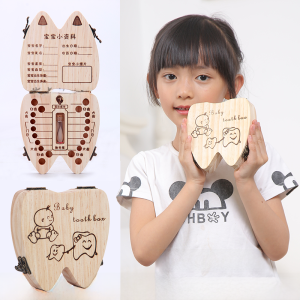 Kids Baby Teeth Box Boy Commemorative Teeth Storage Box Girl Japanese Tooth Replacement Collection Box Fetal Hair Preservation Bottle