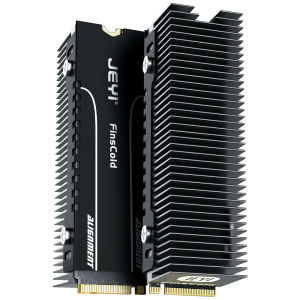 JEYI M.2 SSD Heatsink Heavy Duty Aluminum Convective Heat Sink NVME NGFF Cooler Passive Heat Sinks with Fins - Godfins Gen 1