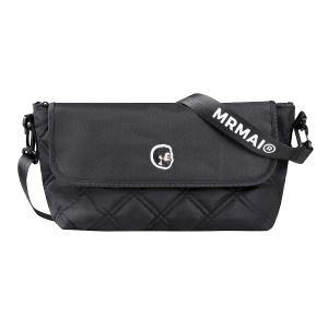 MRMAI CHILL Series Black Diamond Portable Square Multi-Function Courier Bag กระเป๋าสะพายไหล่เดี่ยวสําหรับเยาวชน