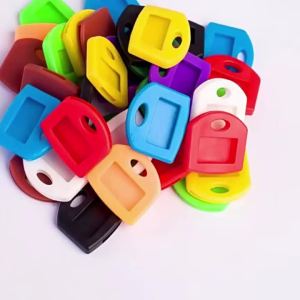 Key Cap Covers Silicone Identifier Set 16 Pieces Assorted Colors Organizer Label Tags For Home Office Desk Desktop Storage