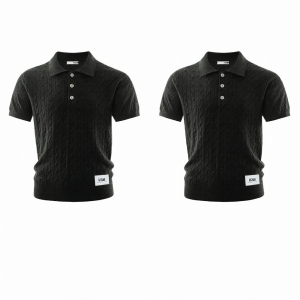 izzue | Áo Polo Knit Tay Ngắn cho Nam