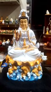 Tượng Phật quan thế âm Bồ tát cao 37cm