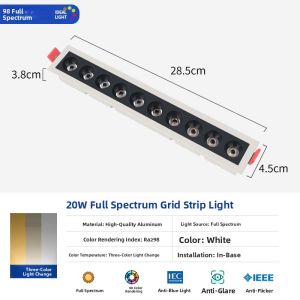 WANLIYANG | Anti-glare Linear Recessed LED Spot Light