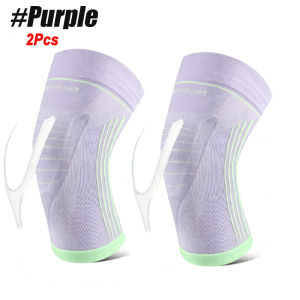 1/2PCS Sports Knee Guard Compression Knee Sleeve with Gel Cushion Lightweight Knee Brace Support for Running Cycling Hiking