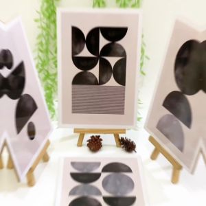 WALLDECOR HIASAN DINDING NORDIC MINIMALIS ABSTRAK 20X30 CM WALLDECOR PAJANGAN POSTER HIASAN KAMAR DEKORASI KAYU MINIMALIS