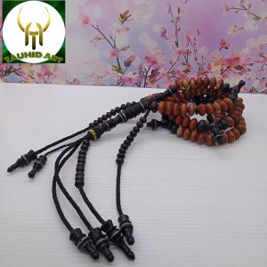 tasbih tijani kayu bajakah kombinasi kelor hitam Fs028