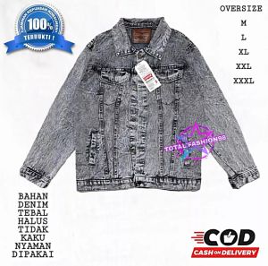 jaket jeans pria keren size M - XXXL lengkap warna - totalfashion99