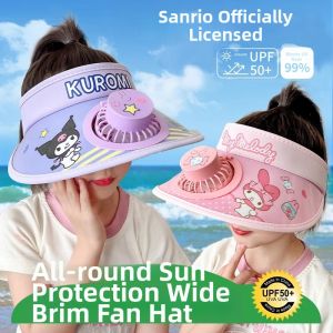 Sunshade Hat with Fan for Kids