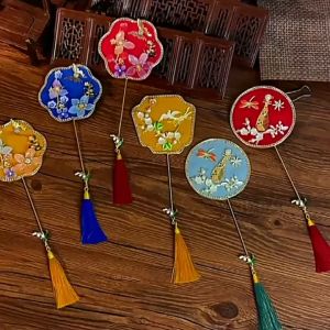 Quạt nhỏ xiuhe cô dâu hán phục cổ trang trung quốc - cd106