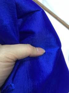 Vải Tafta co giãn màu xanh copan dày form đứng đẹp sang(khổ 1m45)may đầm váy đầm dạ hội quần tây