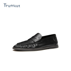 Truffaut | New Creased Genuine Leather Mens Loafers Summer