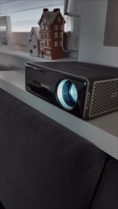 AURZEN Eazze D1 MAX Smart Projector | Google TV 14 | Full HD 1080p (1920×1080) | 1000 ANSI Lumens | 20W Dolby Audio
