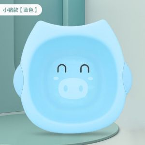 Thickened Plastic Cartoon Baby Basin Newborn Supplies Butt Washer Childrens Home Use Baby Small Basin Face Washing Bowl