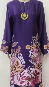 Baju Kurung Pahang Batik Pesak Gantung LUNA SetaPura #KPB25062 BBStml