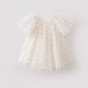 Marc&Janie | Girls Butterfly Sleeve Mesh Dress