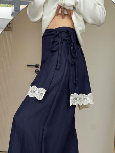 Quần Ống Rộng Hai Mảnh Thời Trang Mùa Thu Phong Cách Mới Rộng Rãi Thoải Mái Cỡ Lớn Thiết Kế Cửa Hàng Quần Áo Cho Phụ Nữ