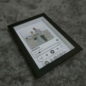 Kado Wisuda Gift Foto Spotify Custom Bingkai Foto 5R