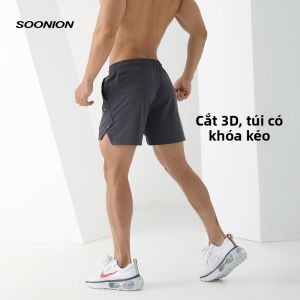 SOONION | Quần Ngắn Kéo Đỡ Mông Thoáng Khí Thấm Hút Mồ Hôi Co Dãn