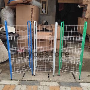 Rak chiki ekonomi warna susun 4/Rak display/Rak minimarket/Rak ciki/Rak dapur/rak piring/rak keranjang jajan/Rak jualan sembako/rak toko/Rak penyimpanan/Rak keranjang/Rak serbaguna/Rak chiki jumbo/Rak snack warung/Rak besi