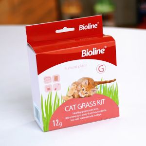 Bioline 100g Cat Grass kit Seeds Set Promote Digestive System